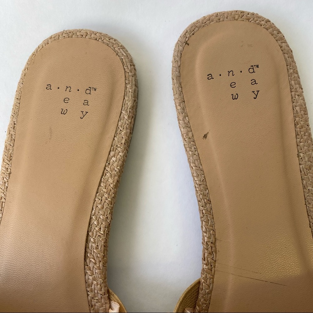 A New Day boho tassel flat sandals - Picture 4 of 6